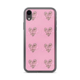 Lashista heart animal print  iPhone Case