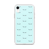 Lashes teal  iPhone Case