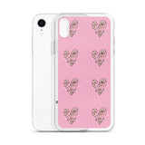 Lashista heart animal print  iPhone Case