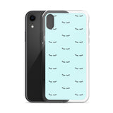 Lashes teal  iPhone Case