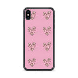 Lashista heart animal print  iPhone Case