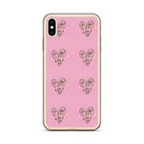 Lashista heart animal print  iPhone Case