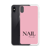 Nail tech iPhone Case nail artist manicurist