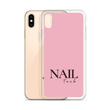 Nail tech iPhone Case nail artist manicurist