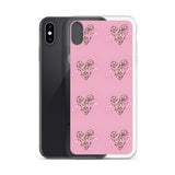 Lashista heart animal print  iPhone Case