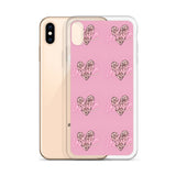 Lashista heart animal print  iPhone Case