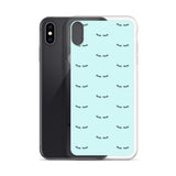 Lashes teal  iPhone Case