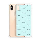 Lashes teal  iPhone Case