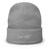 Lash artist Embroidered Beanie