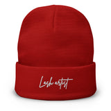 Lash artist Embroidered Beanie