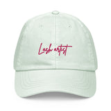 Lash artist pink Pastel baseball hat