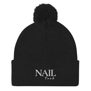 Nail tech Pom-Pom Beanie