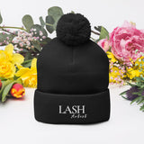 Lash artist Pom-Pom Beanie lash tech