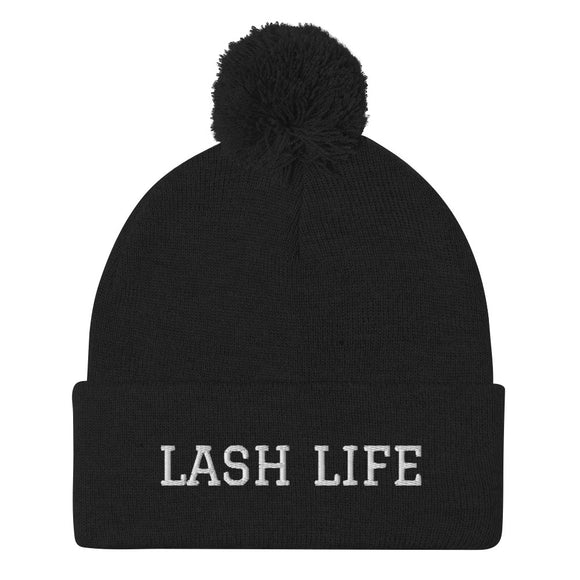 Lash life Pom-Pom Beanie