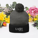 Lash artist Pom-Pom Beanie lash tech