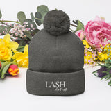 Lash artist Pom-Pom Beanie lash tech