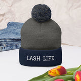 Lash life Pom-Pom Beanie