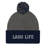 Lash life Pom-Pom Beanie