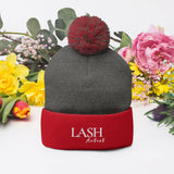 Lash artist Pom-Pom Beanie lash tech