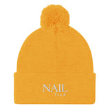 Nail tech Pom-Pom Beanie