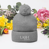 Lash artist Pom-Pom Beanie lash tech