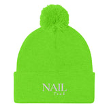 Nail tech Pom-Pom Beanie