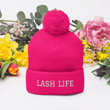 Lash life Pom-Pom Beanie