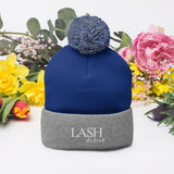 Lash artist Pom-Pom Beanie lash tech