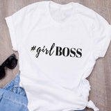 Girlboss Tshirt Women Cotton shirt Sleeve O  Entrepreneur