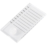 Yelix Acrylic lash holder eyelash extension supplies False Eyelashes Stand with Tick Mark Pallet lashes accessories lash Tools