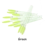 25/50pcs Shiny Disposable Eyelash Brush Applicator Wands Curler Mascara Eyebrow Makeup Tools Spoolers Comb Wands Spoolies Brush