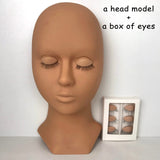 Training Lash Mannequin Head With Eyelid Kit Supplies Professional Practice Eyelash Mannequin Head For Lashes Extension