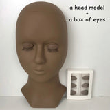 Training Lash Mannequin Head With Eyelid Kit Supplies Professional Practice Eyelash Mannequin Head For Lashes Extension