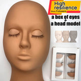 Training Lash Mannequin Head With Eyelid Kit Supplies Professional Practice Eyelash Mannequin Head For Lashes Extension