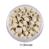 1000pcs Silicone Lined Micro Ring Beads for Hair Extensions