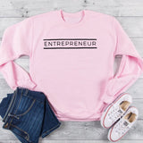 Entrepreneur Cotton Women Sweatshirt  Long sleeve