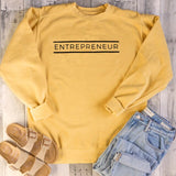 Entrepreneur Cotton Women Sweatshirt  Long sleeve