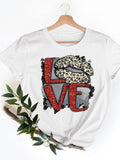 Casual Ladies T-shirts Clothing Short Sleeve Clothes Fashion Eye Lashes Letter Trend Summer Women T Female Graphic Tee