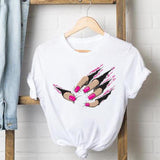 Lashes Eye Tee Shirt Short Sleeve Casual Tshirt lash artist