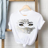 Lashes Eye Tee Shirt Short Sleeve Casual Tshirt lash artist