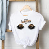 Lashes Eye Tee Shirt Short Sleeve Casual Tshirt lash artist