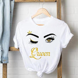 Lashes Eye Tee Shirt Short Sleeve Casual Tshirt lash artist