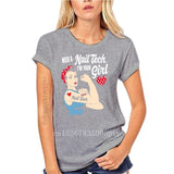 Ropa de hombre Camiseta de hombre Rosie The Riveter Nail Tech. Camiseta Idea de regalo para técnico de uñas Camiseta clásica Camiseta de mujer Camisetas Top