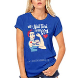 Ropa de hombre Camiseta de hombre Rosie The Riveter Nail Tech. Camiseta Idea de regalo para técnico de uñas Camiseta clásica Camiseta de mujer Camisetas Top