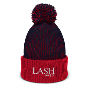 Lash Lady Pom-Pom Beanie