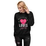 Loves lashes  Unisex Premium Sweatshirt