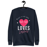 Loves lashes  Unisex Premium Sweatshirt