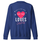 Loves lashes  Unisex Premium Sweatshirt