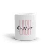 Lash artist White glossy mug