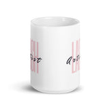 Lash artist White glossy mug